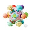 Baby Teething Toy Soft Silicone Teether for Newborns Infants Rocker Teeth Soother Learning Developmental Toy for Boys Girls 1-24 Months