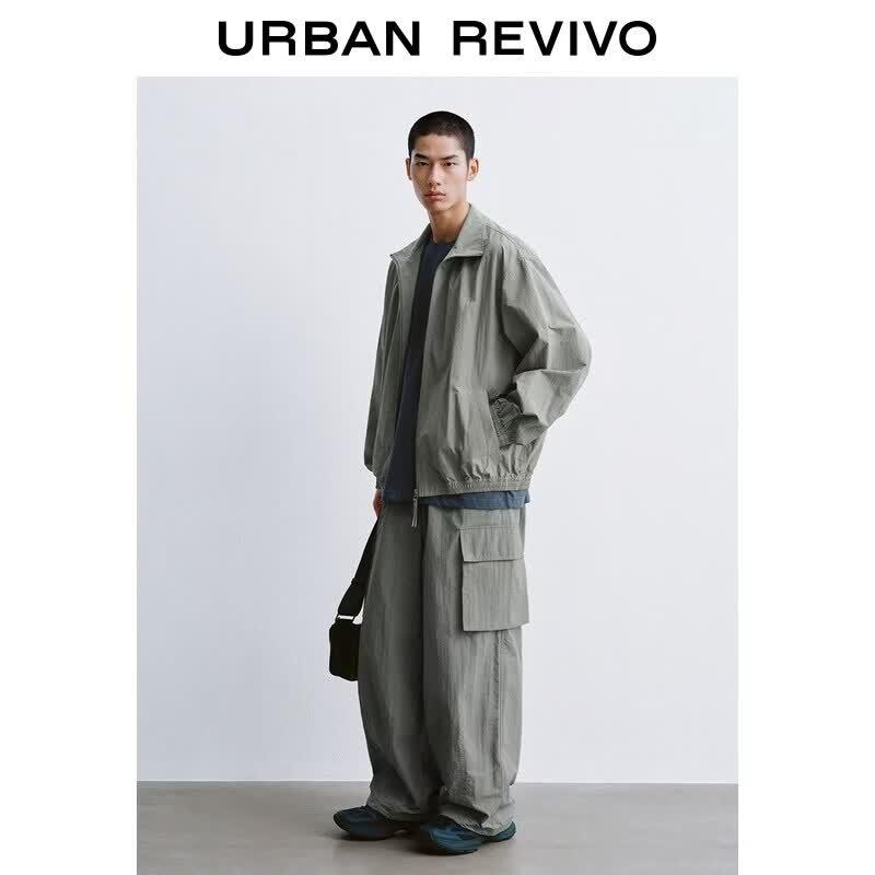 UR Men s Elastic Waist Drawstring Cargo Pants 34