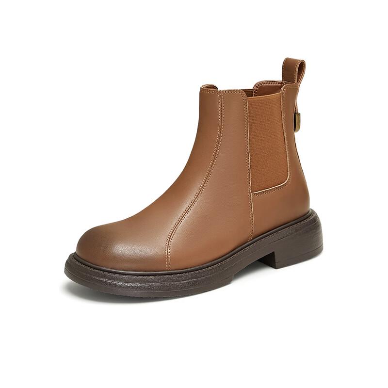 TATA Women s Winter Fashion Casual Chelsea Boots 34