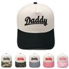 Daddy Three-dimensional Embroidery Truck Driver Hat Retro Color Matching Baseball Cap European and American Men's Sunshade Dad Hat