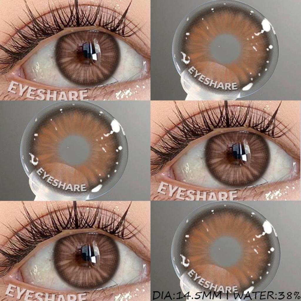 1 Pair Purple Contact Lenses for Eyes Beauty Pupils Makeup Eye Lenses Natural Brown Eye Lens Fashion Pink Lenses Yearly