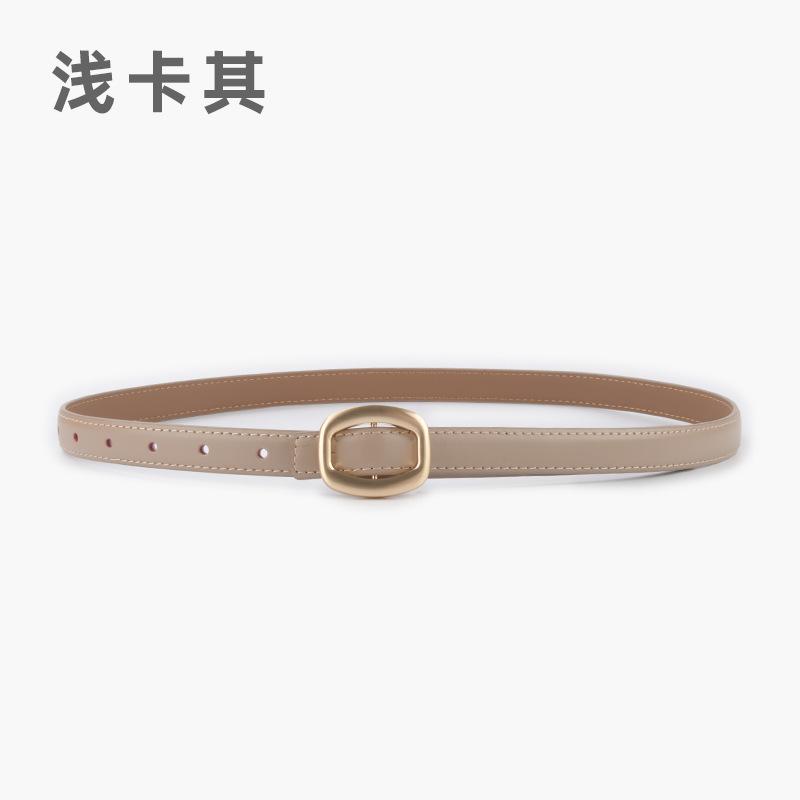 Women'S Leather Women'S Belt Simple Casual Pants Jeans Decoration Women'S Bf Style