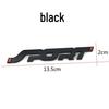 Metal Sport Emblem Sticker for Modified Car Rear