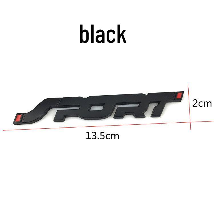 Metal Sport Emblem Sticker for Modified Car Rear
