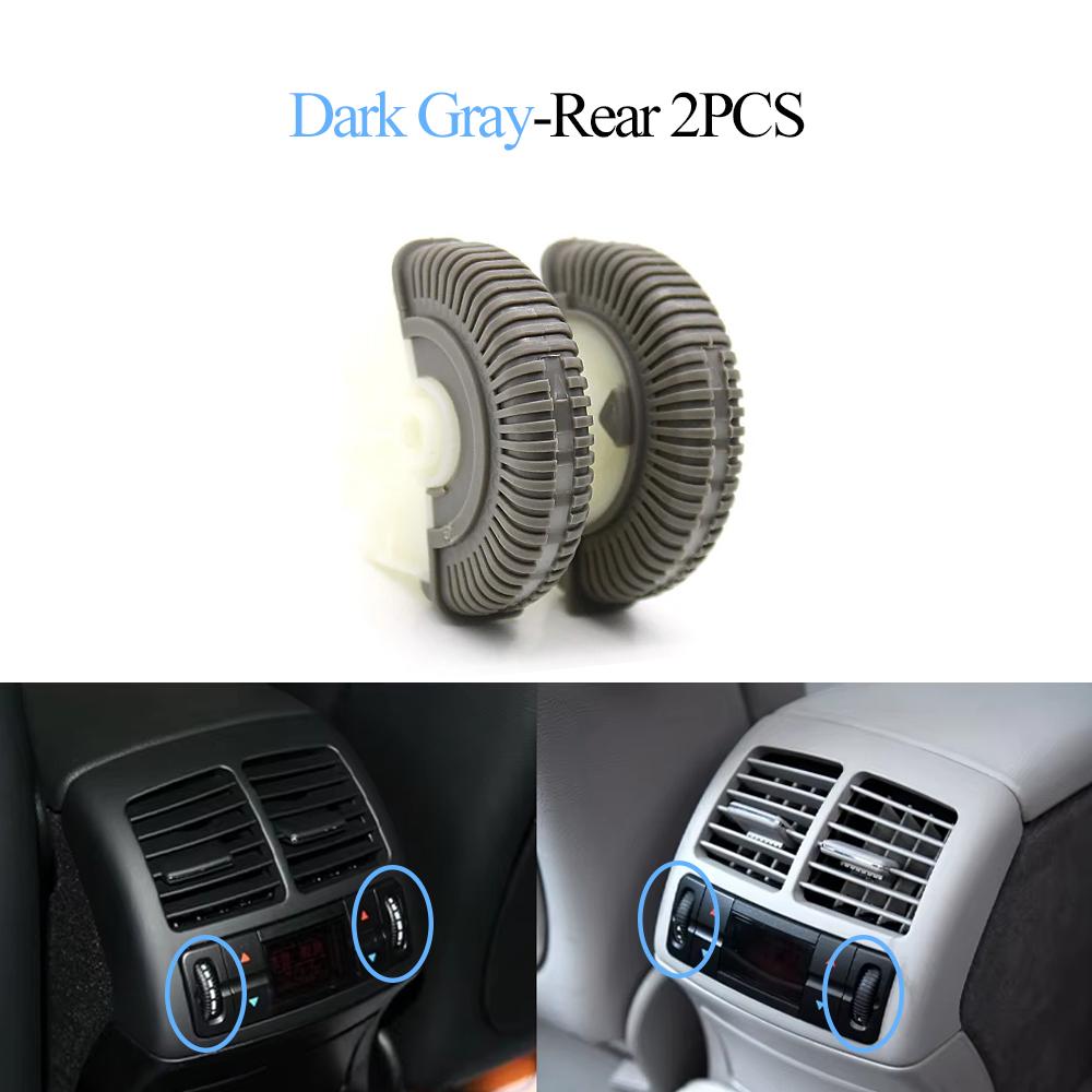 2/3PCS Set Car Front Air Conditioning AC Vent Rolling Wheel For Mercedes BENZ E Class W211 E200 E300 E230 E260 E280 2003-2008