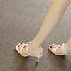 Beautiful! High Heels, Sandals, Comfortable On the Feet, Square Head, Thin Heels, and Cool Slippers.