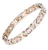 Jin Chen Fashion Women's Magnetic Bracelet with Three Stones – Simple, Sophisticated, and Removable Design.