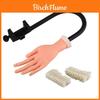 Manicure Practice Hand With Arm Silicone Bending Nail Art Tool For Nail Technician Training