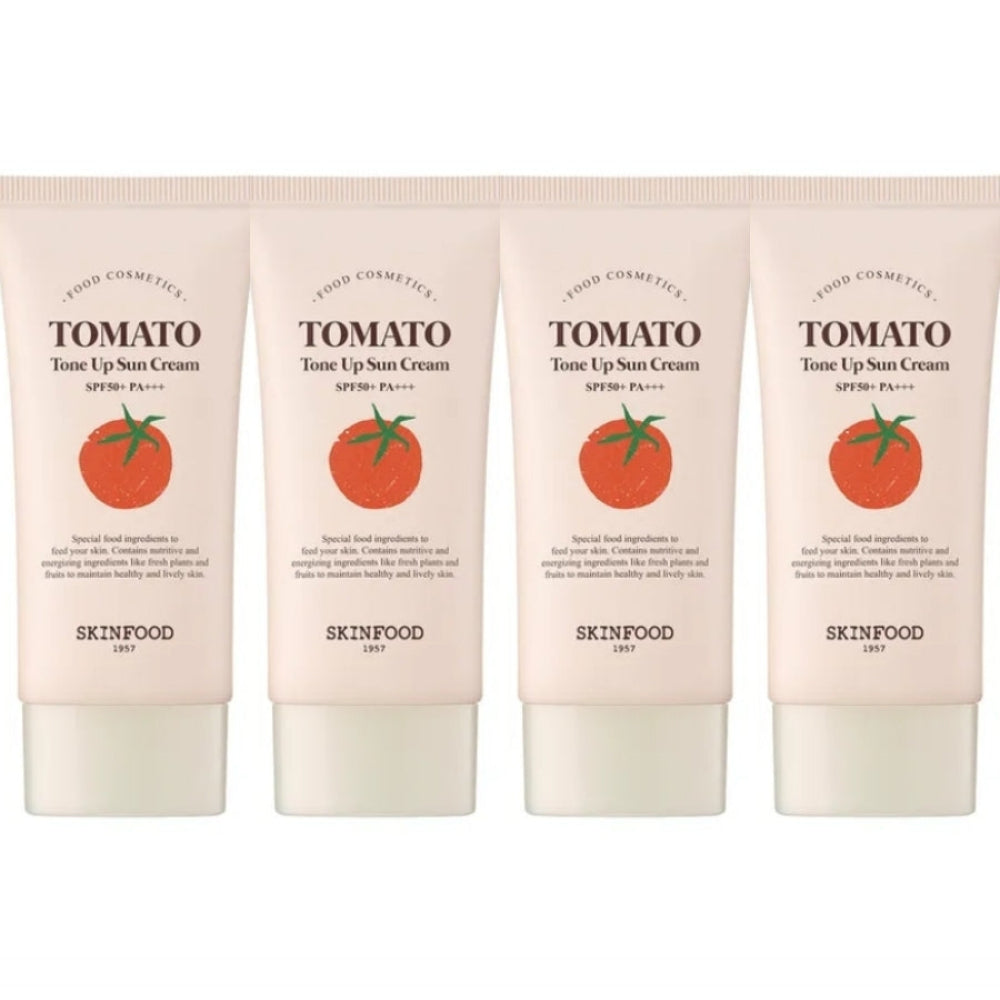 SKINFOOD Tomato Tone Up Sun Cream SPF50+ PA+++ 50ml*1Pc/2Pcs/3Pcs/4Pcs