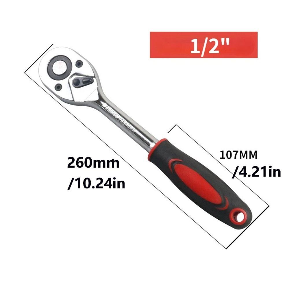 24 Tooth Drive Ratchet Socket Wrench Quick Ratchet Spanner Multi-funtion Ratchet Wrench  Hand Tool