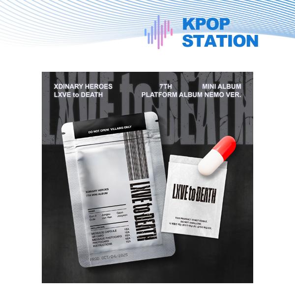 

[Предзаказ] Xdinary Heroes - 7-й мини-альбом [LXVE to DEATH] Платформенный альбом Nemo ver.