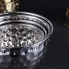 Hammer Point Salad Plate Stainless Steel Baking Mixing Cooking Bowl Fruit Bowl  Kitchen