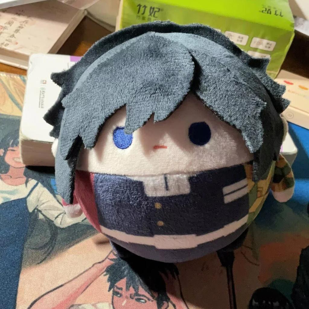 10cm Tomioka Giyuu Plush Doll Cartoon Printed Kimetsu No Yaiba Stuffed Toy Gift Giyuu Tomioka Plusie Doll Decorations