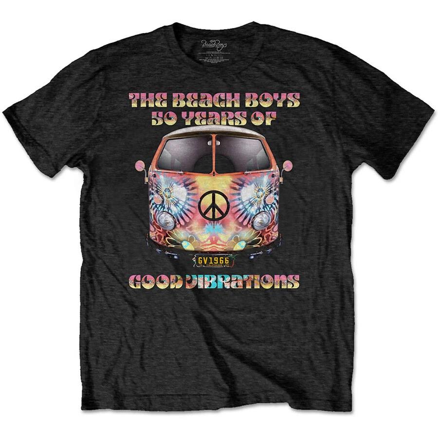 The Beach Boys - Good Vibes Tour with Backprint - Black t-shirt S