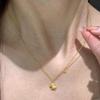 Xiaohongshu Bestseller: Cute Cartoon Little Horse Gold Necklace for Women - Ancient Method Rich Collarbone Chain