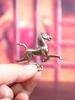 1PC Brass Horse Figurines Home Desktop Decoration Fortune Zodiac Horse Office Decor Miniatures Bronze Collectible Crafts