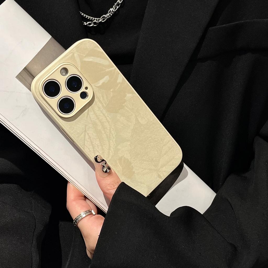 Suitable for IPhone16E Leather Case Apple 15PROMAX Phantom Series Full-inclusive Anti-fall Protection Case