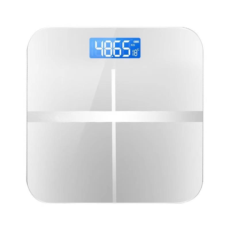 Tempered Glass LCD Slimming Scale for Dorms - Precise Weight Measurement