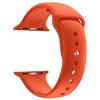 Watch Bracelet - MY-MONTRE - Compatible Apple Watch 38/40/41mm - Silicone - Orange - Pin and Buckle Closure
