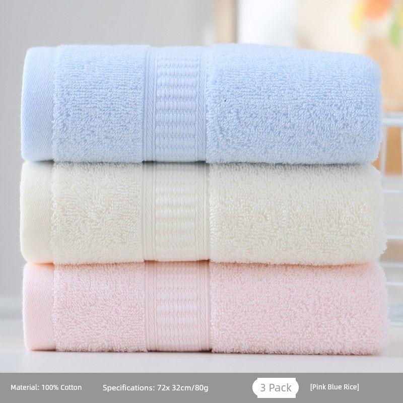 Water-Absorbing Bath Soft Comfortable Quick-Drying Pure Cotton Towel