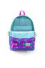 Sac à dos d'école Coral High Kids rose lavande à quatre compartiments avec port USB et motif cœur 23263