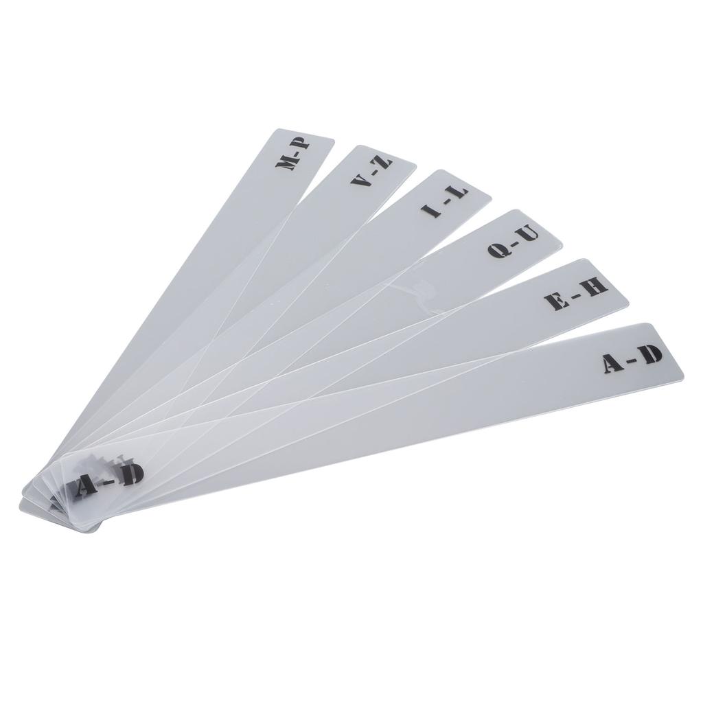 GKR34B Vinyl Record Divider Card AZ Horizontal Label Record Organizer Index Card for Vinyl Record Shelf Storage