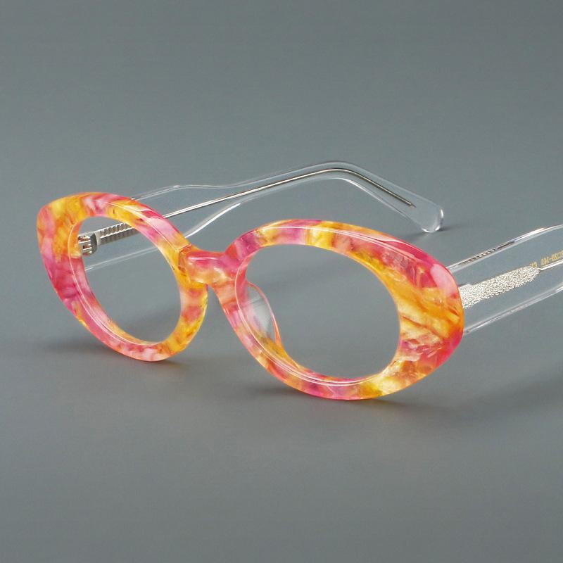 New High-end Acetate Fiber Eyeglass Frame Brand Design Reading Glasses For Women Presbyopia Glasses With Diopter 0 To+6.0
