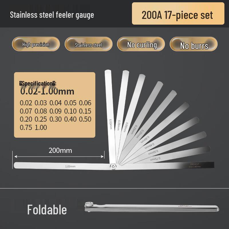 XuanShi Stainless Steel Feeler Gauge