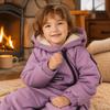 Waterdichte Kinder Sneeuwpak Dikke Fleece Gevoerd Winter Jumpsuit Buiten Jumpsuit Skiën