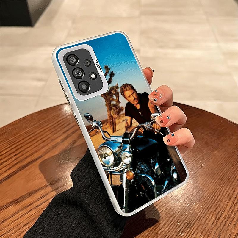Johnny Hallyday Music Soft Phone Case for Samsung A17 A16 A15 A14 A13 A57 A56 A55 A54 A53 A37 A36 A35 A34 A33 A26 A25 A24 A23 A5
