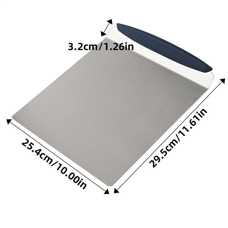 Cake Lifter Spatula Pizza Transfer Bottom Mover Stainless Steel Square Cake Tray Cake Moving Plate Tool For Pastry Chefs Kitchen