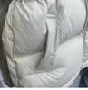 Damen Daunenjacke mit Kapuze Warm Herbst Winter Oberbekleidung Einfacher Kordelzugmantel Koreanischer Stil
