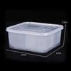 Four Compartment Storage Box With Lid Refrigerator Fresh Keeping Box Fruit And Vegetable Storage Box Kitchen Drainage Multifunctional Storage Boxss