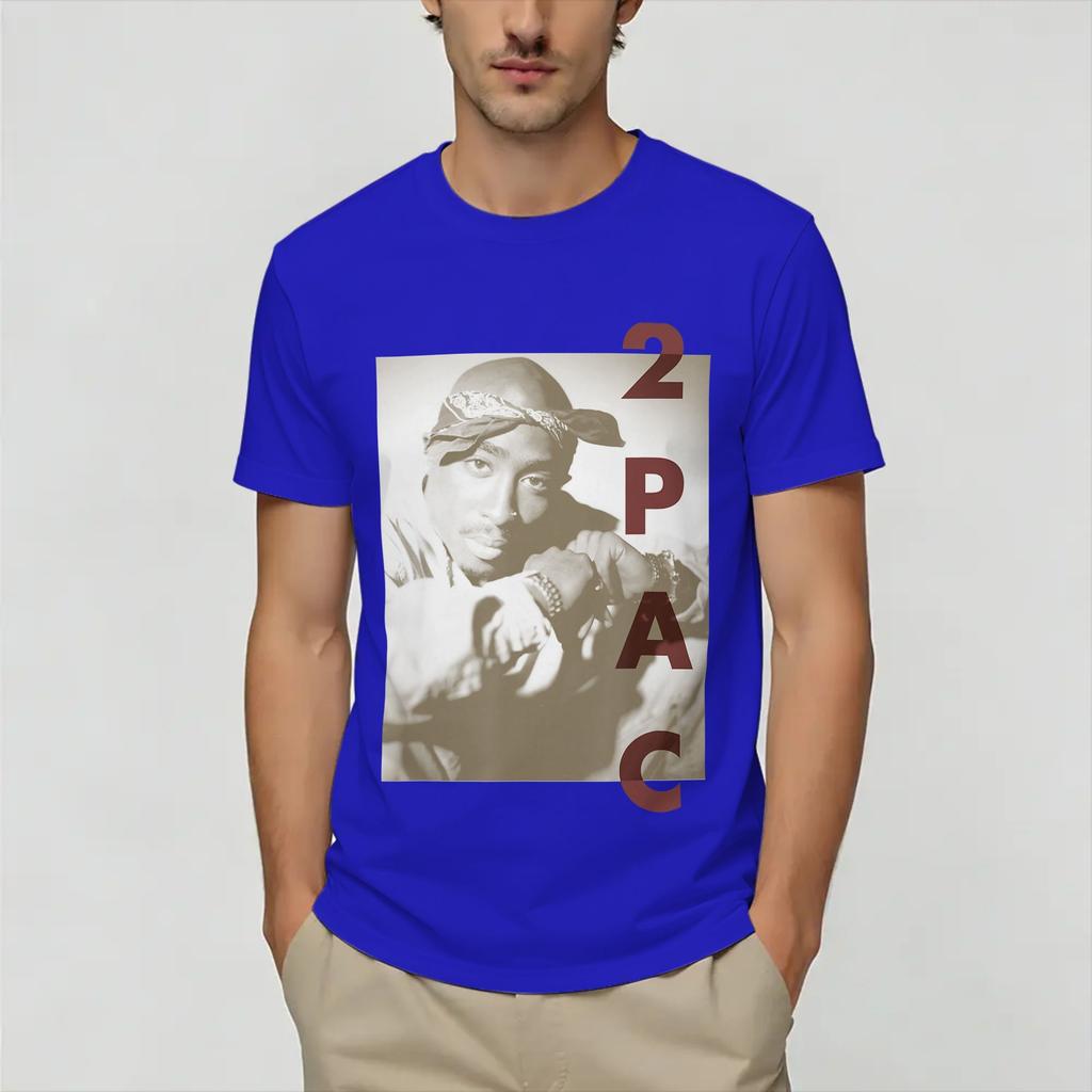 Funny Tupacs Music Tshirts For Unisex Round Collar Pure Cotton T Shirts Short Sleeve Tees Gift Clothes