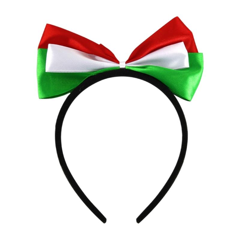 

Stylish Bows Hairband Halloween Headwear Eye Catching Hairpieces Cospaly For Comfort And Beauty In Various Event білий/червоний