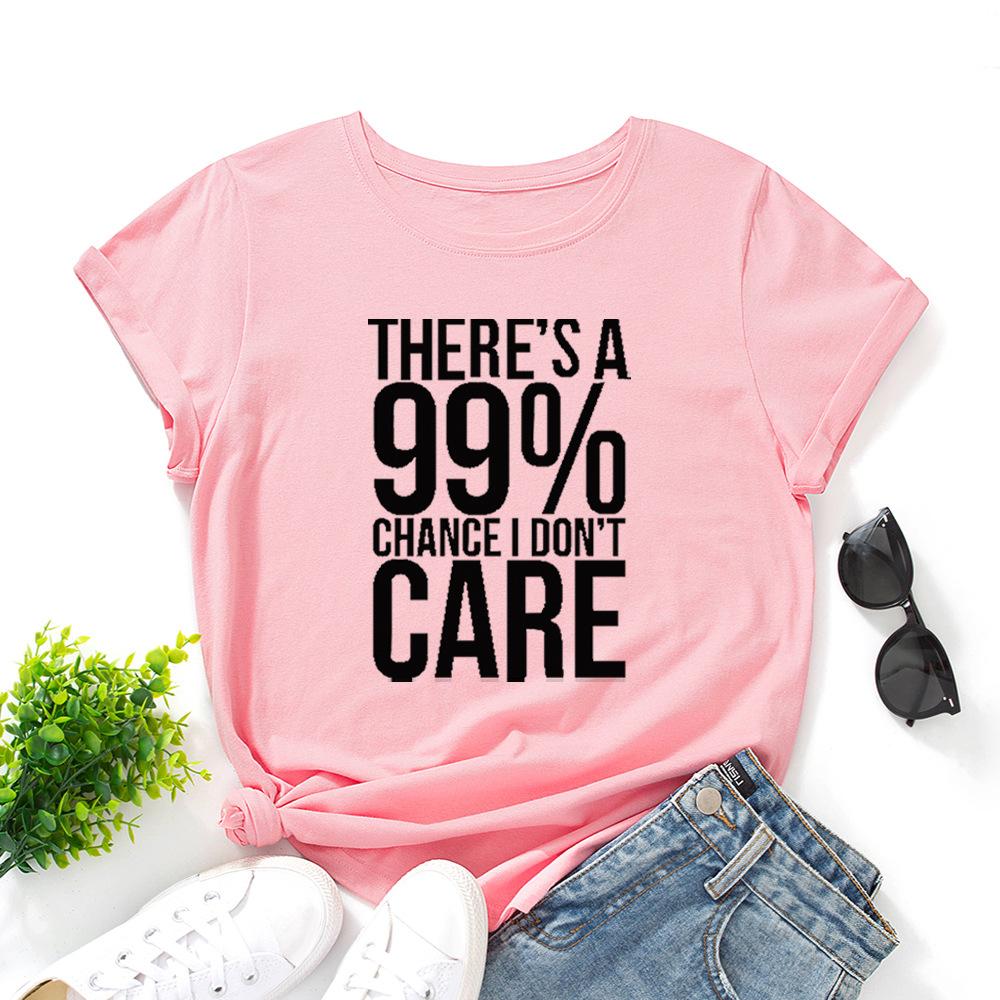 

Летний топ с круглым вырезом и вдохновляющим текстом, модная повседневная женская футболка с коротким рукавом из чистого хлопка 3XL
