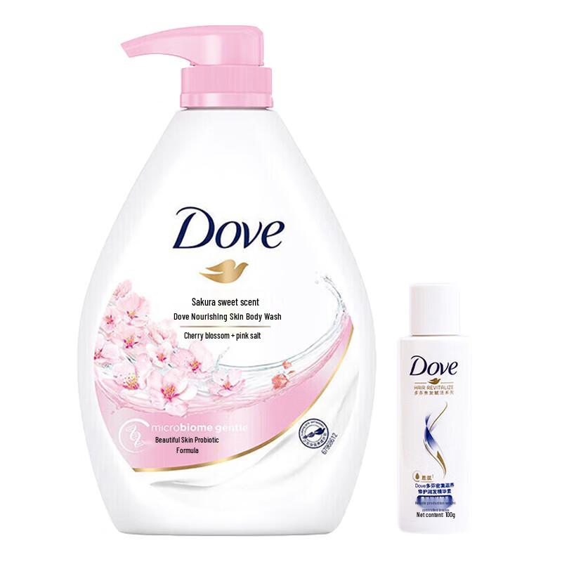 DOVE Sakura Sweet Scent Moisturizing Shower Milk Set