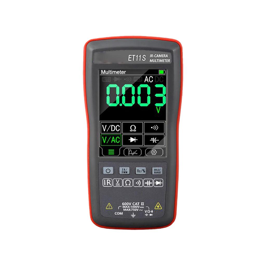   Digital Thermal Imager Multimeter 2.8inch Color Display 90*120 Thermal Imaging   6000 Counts Multimetro with Voltage Current Resistance Capac
