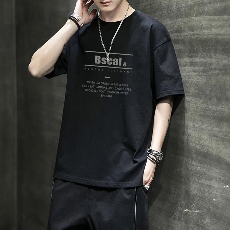 Loose Trend Fashion Student Five-Point Sleeve Casual T-Shirt CY Short-Sleeved Mens T-Shirt Loose Trend Fashion Student Five-Point Sleeve Casual T-Shirt CY Short-Sleeved Mens T-Shirt