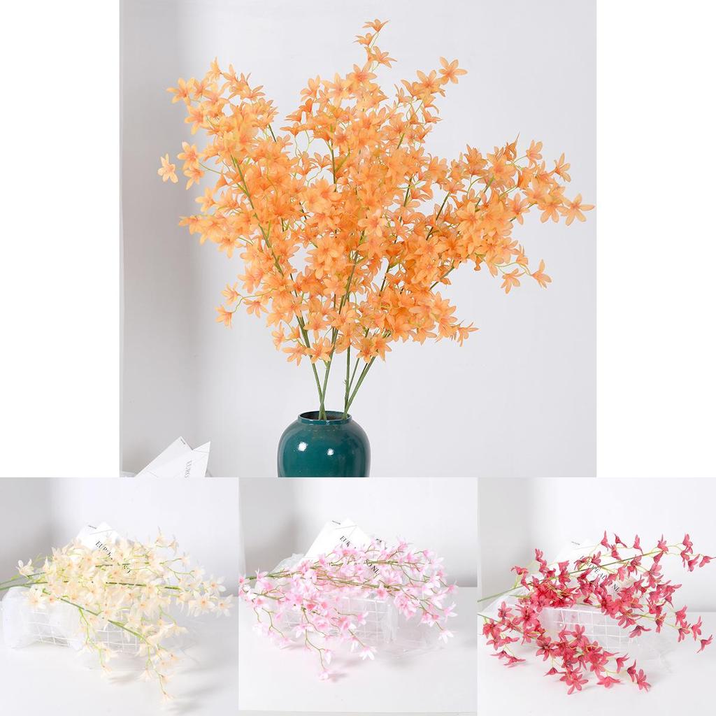 Cross Cherry Blossom Silk Flowers For Wedding Hall And Event Decorations