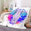 Mandala Elephant Blanket Flannel Breathable Super Warm Throw Blankets for Bedding Travel Bedroom Soft Throws Home Decor