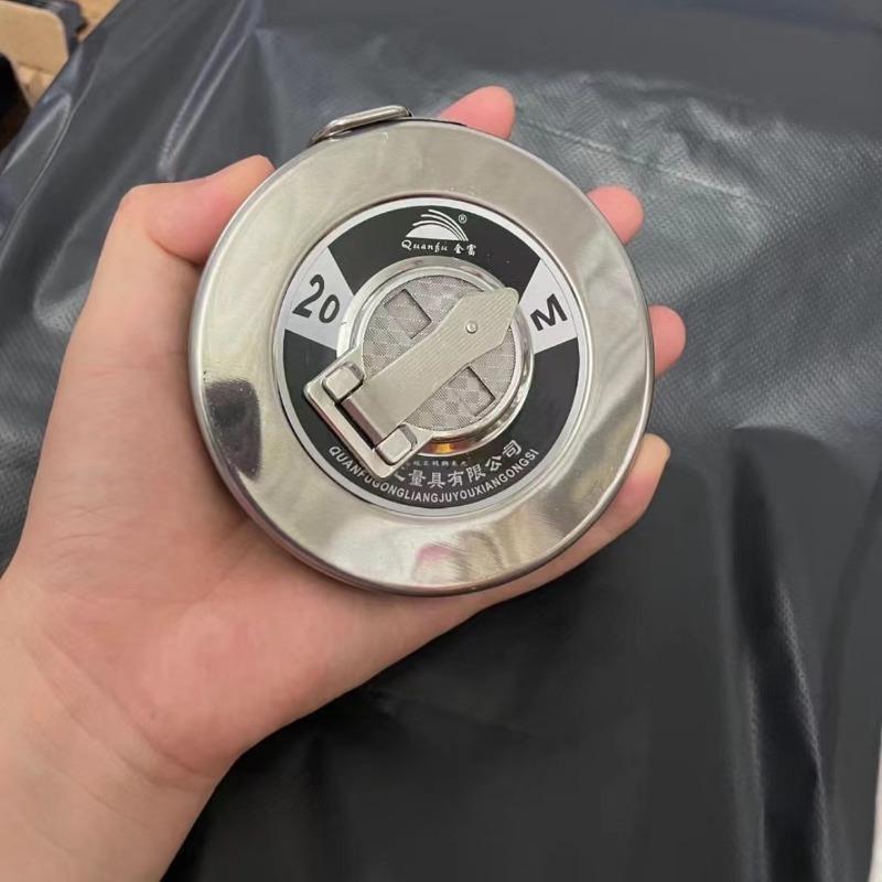 

Portable Disc Steel Tape Measure-20m/30m/50m Length Options,Durable Metal Case,Easy-Grip Handle for Construction,DIY&Outdoor Use