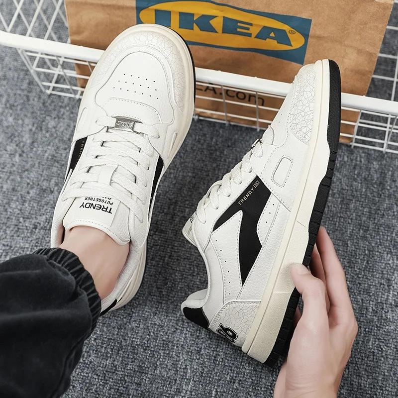 Modedesigner Rutschfeste Plateauschuhe für Herren Frühling Herbst Weichsohlige Lässige Sneaker Mann Mode Frühling Herbst Luxusschuhe Männlich
