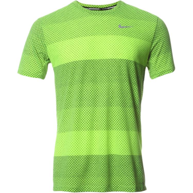 

Nike Dri-Fit Cool Tailwind Stripe Crew Neck Breathable Fashion Sports Short Sleeve T-Shirt Men Tops 646796-702 L