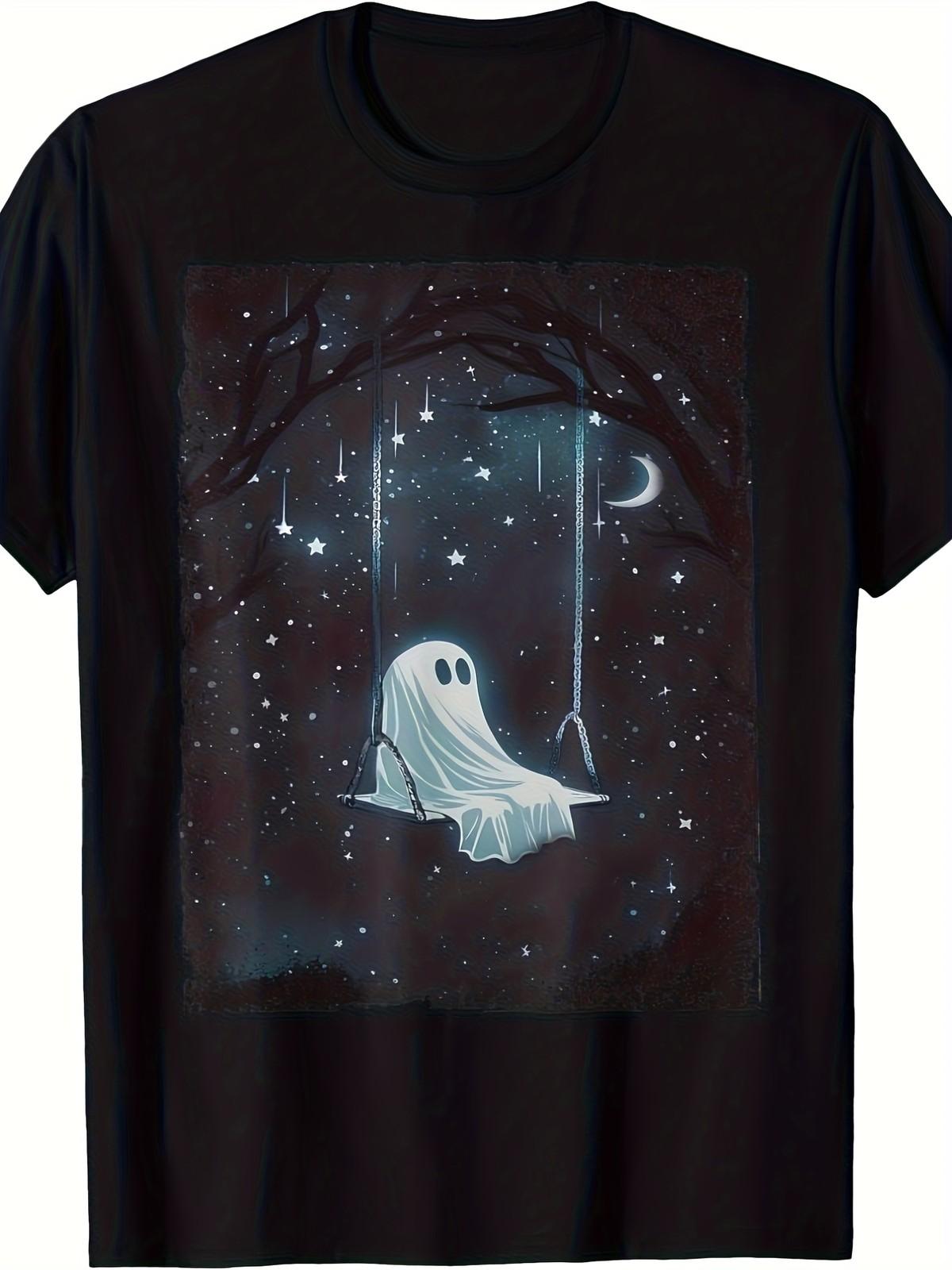 Men S & Women S Big & Tall Vintage Gothic Halloween T-Shirt - Cute Spooky on S S