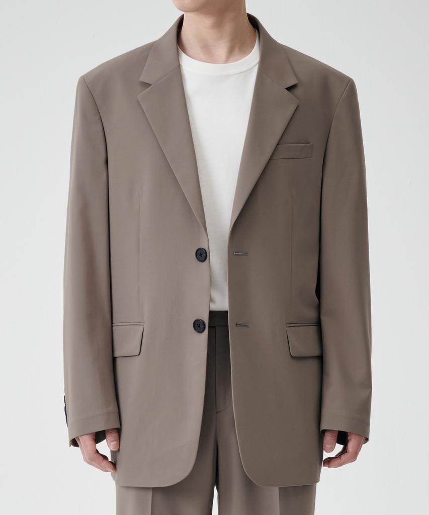 Musinsa Standard [Cooltandard] Oversized Blazer [Dusty Beige]