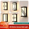 Led Outdoor Wall Light Waterproof Ip65 Motion Sensor Led Outdoor Lighting Porch Lights Balcony Garden Lights Outdoor Wall Lamp