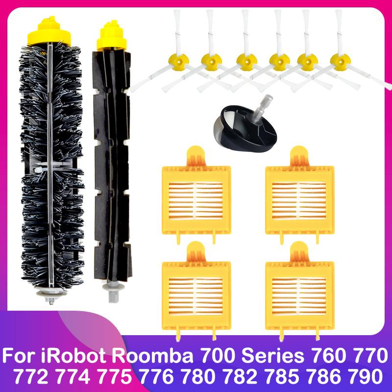 Fit For iRobot Roomba 700 Series 770 780 790 772 774 775 776 760 782 785 786 Main Side Brush Hepa Filter Wheel Accessories Spare