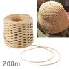 200M/Roll Raffia Straw Yarn Handmade Knitting Summer Hat Bags Crocheting Yarn DIY Cord Crafts Twine Rope For Handcrafts Material
