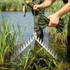 Cortador de Hierba para Plantas Acuáticas Plegable de Alta Resistencia con Cuerda de 20 Metros Cortador de Plantas Acuáticas para Barcos Canoas Pesca